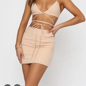 Chic black Strappy Mini Dress